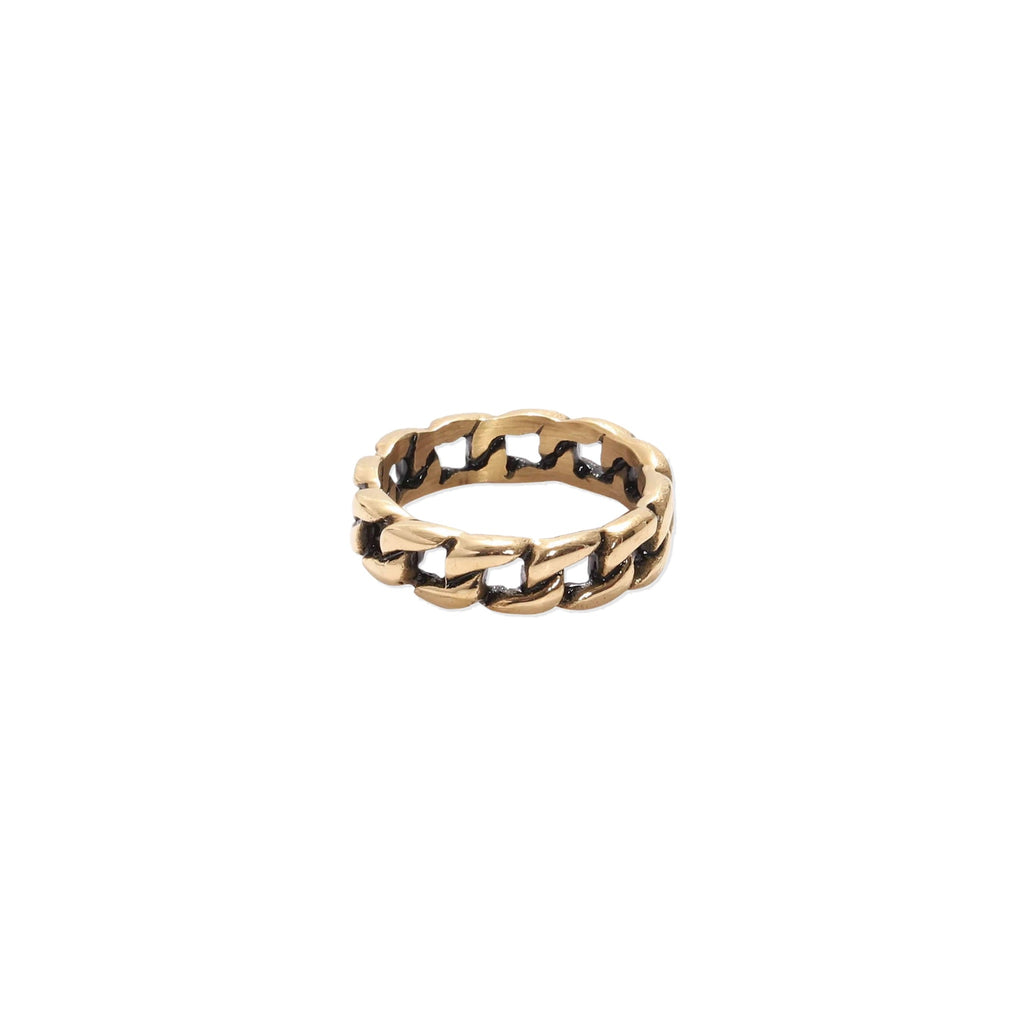 Cuban gold ring